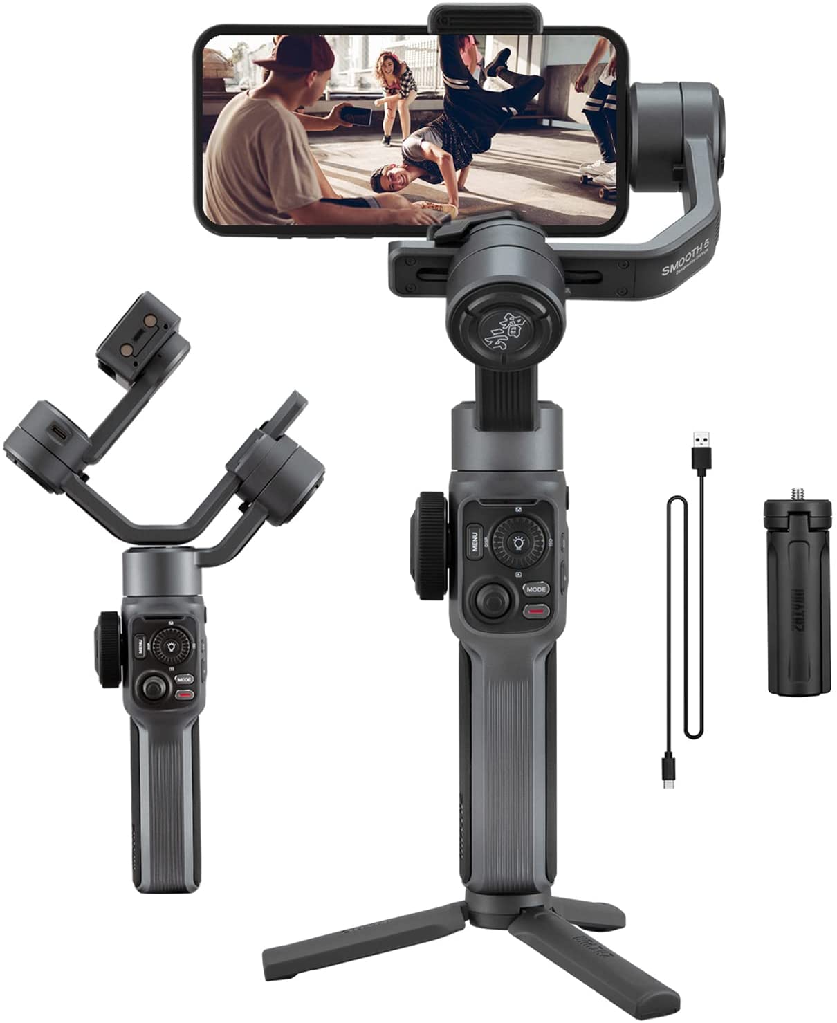 Zhiyun smooth 5 smartfon üçün stabilizator