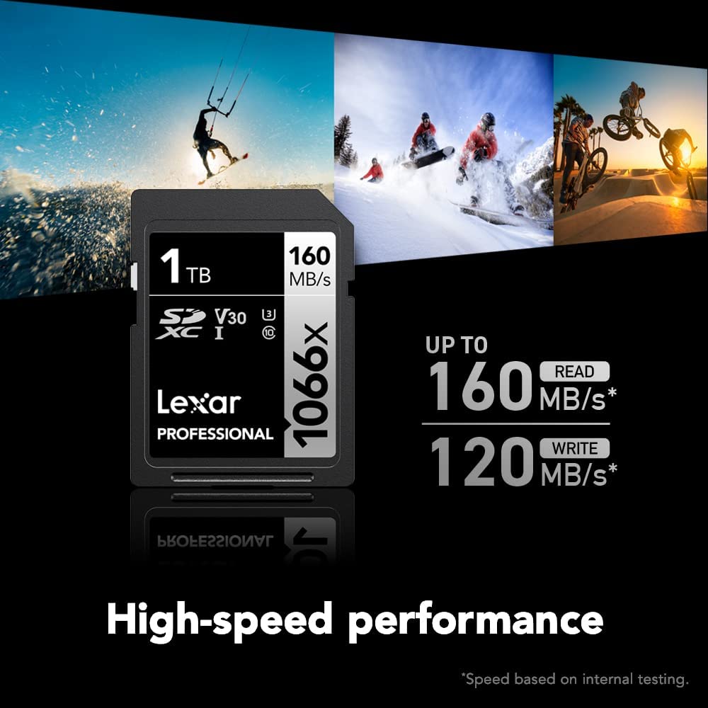 Lexar Professional SD 160mb/s 1066X UHS-I U3 V30