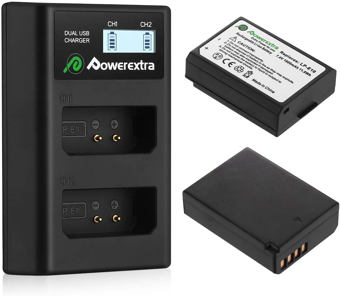 Powerextra LP-E10 dəsti