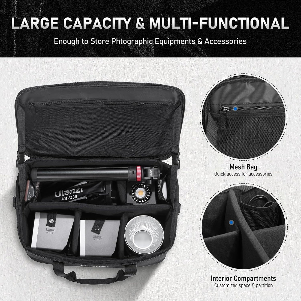 Ulanzi foto video texnika çantası