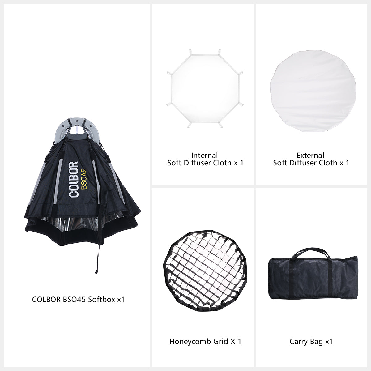 Parabolik Softboks Colbor BSO45