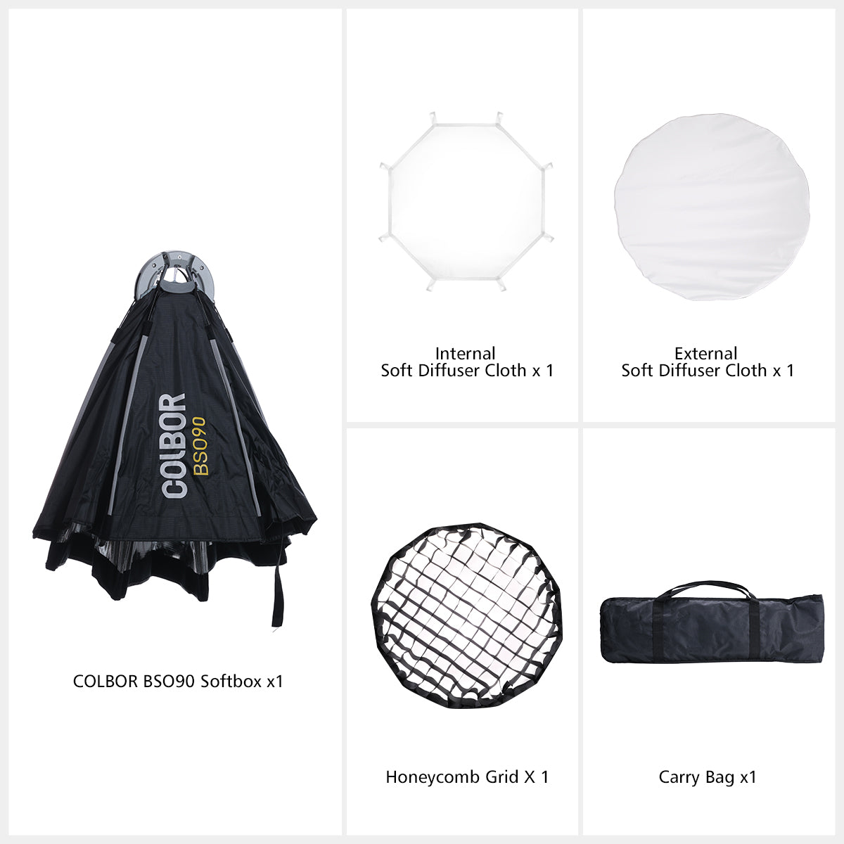 Parabolik Softboks Colbor BSO90