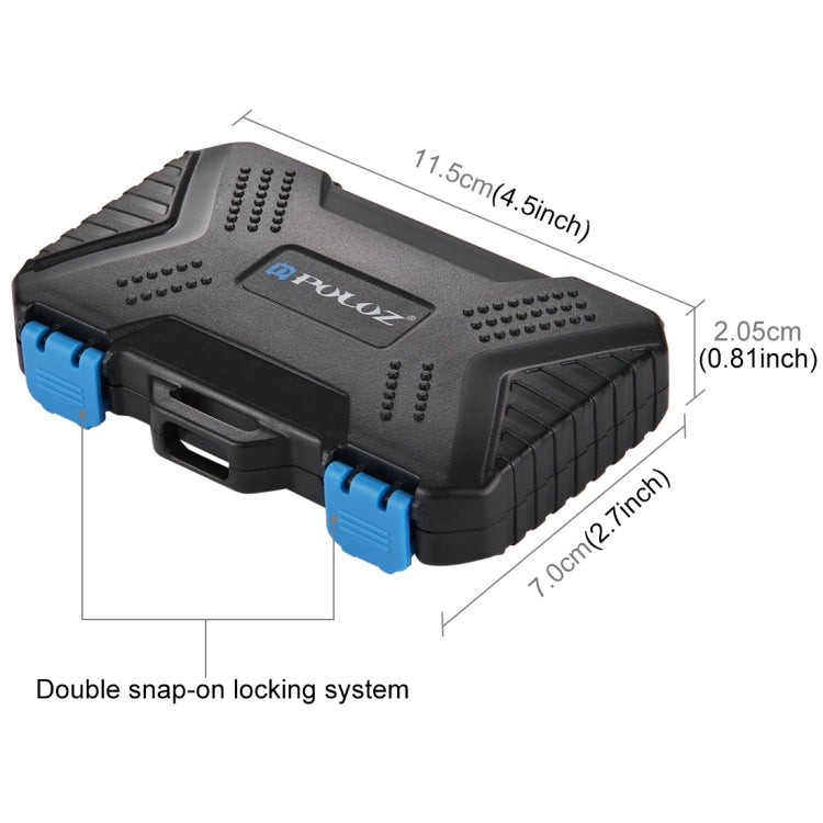 Puluz PU5002 hard plastic memory card case