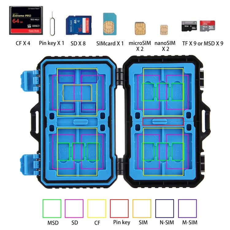 Puluz PU5002 hard plastic memory card case