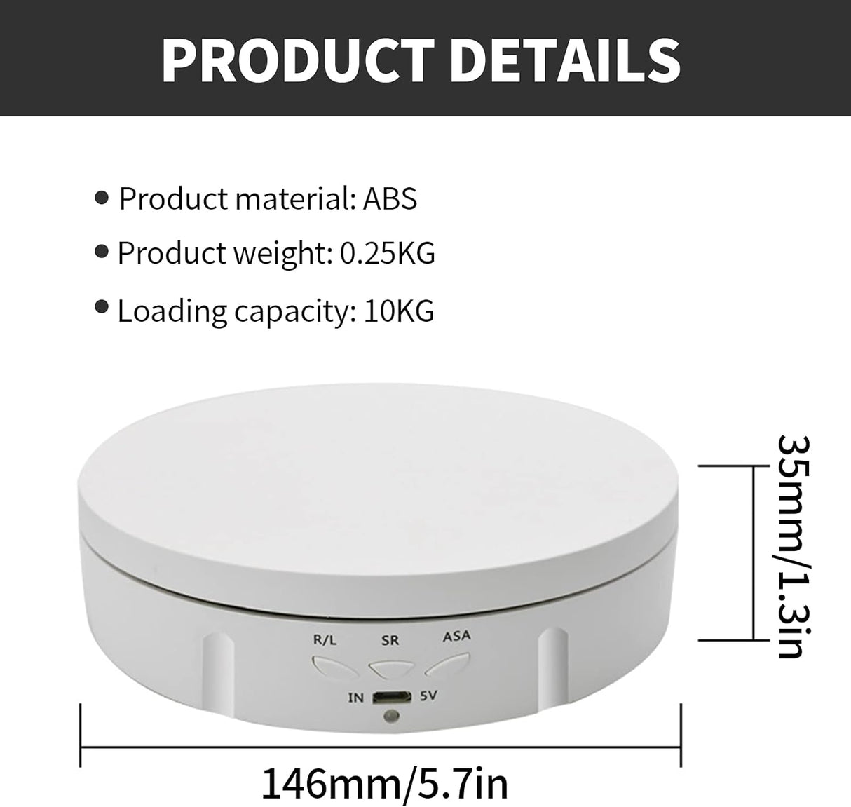 Motorlu fırlanan stend - 15sm