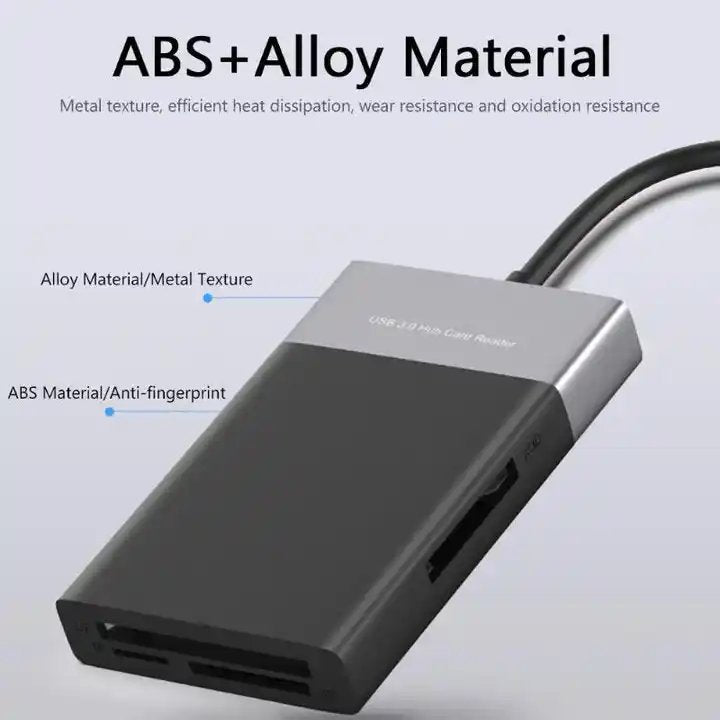 6-sı 1-də kart oxuyucu + USB çoxaldıcı