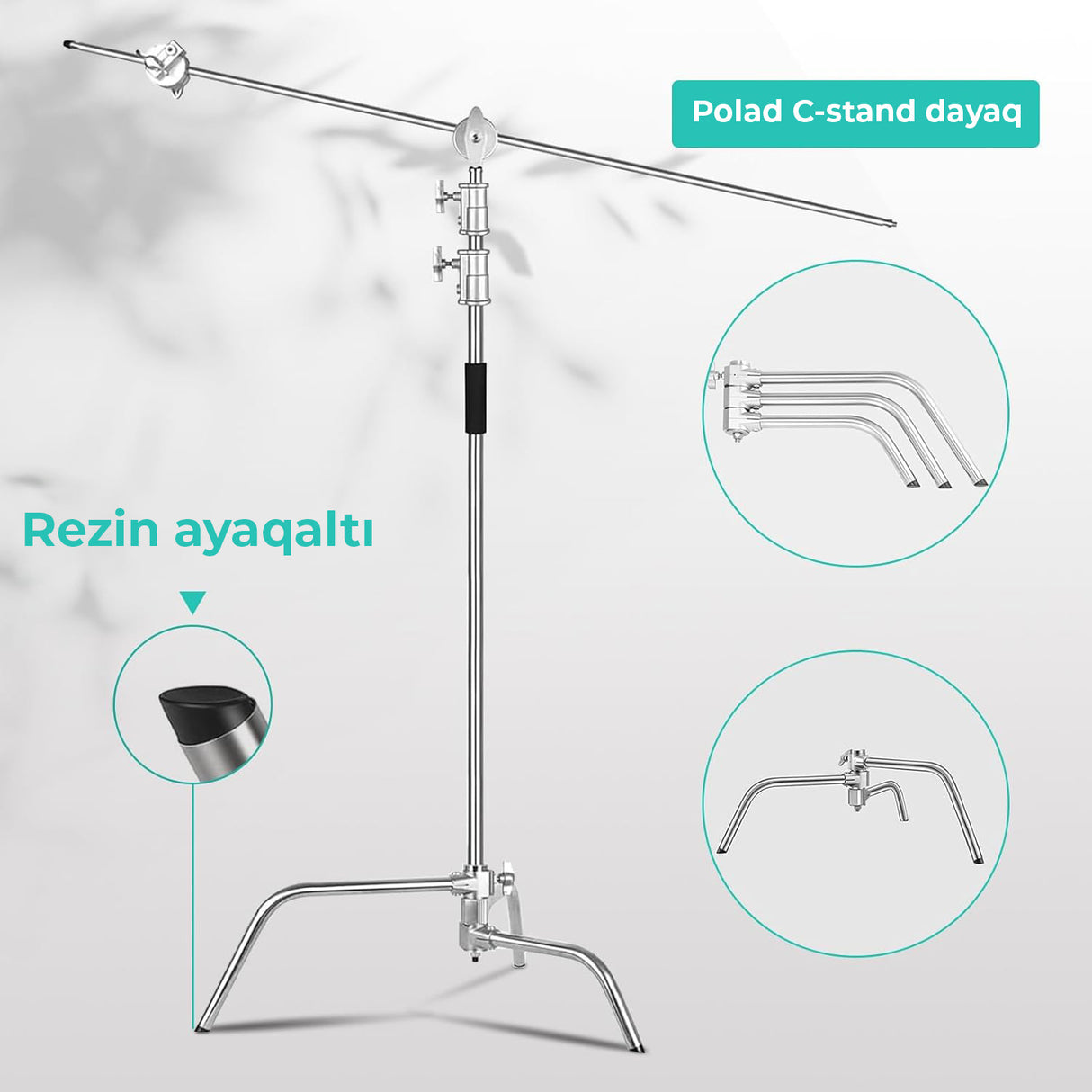 C stand + (Polad durna dayağı)