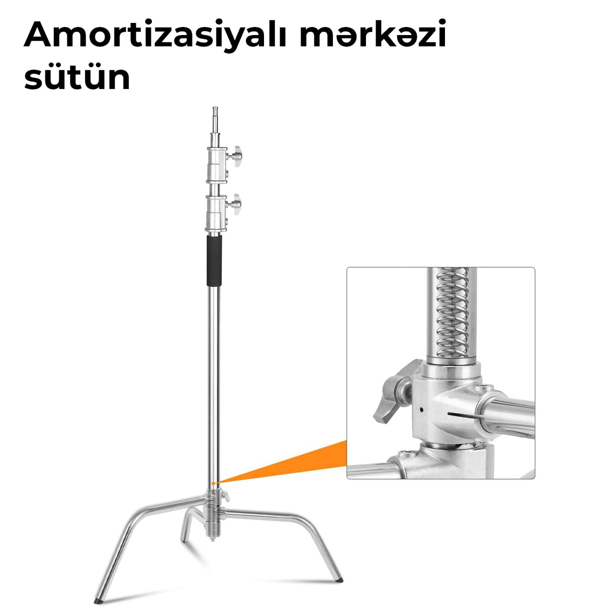 C stand + (Polad durna dayağı)