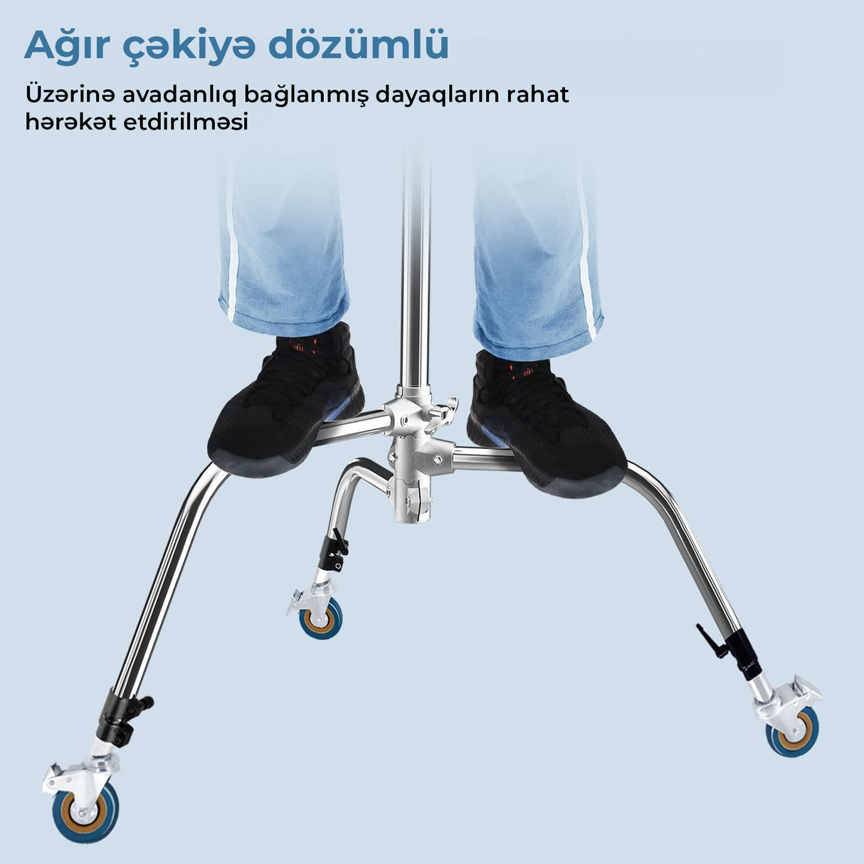C-Stand caster wheels