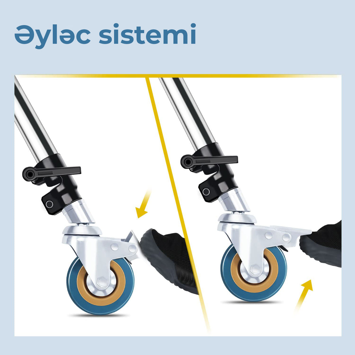 C-Stand caster wheels