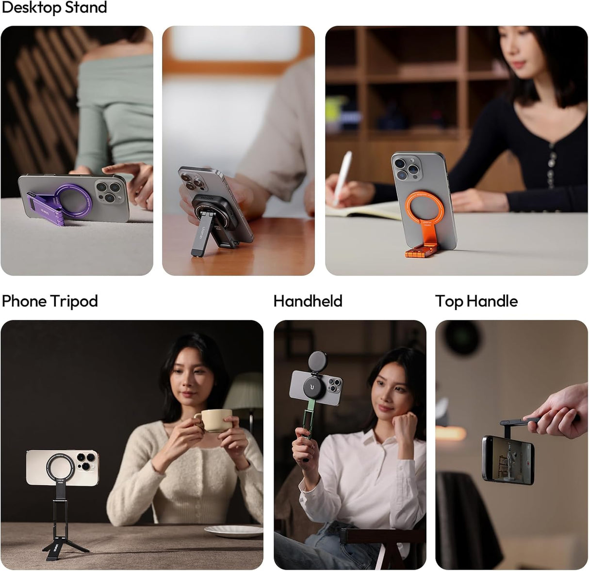 Ulanzi MA60 magsafe tripod - telefon tutacağı