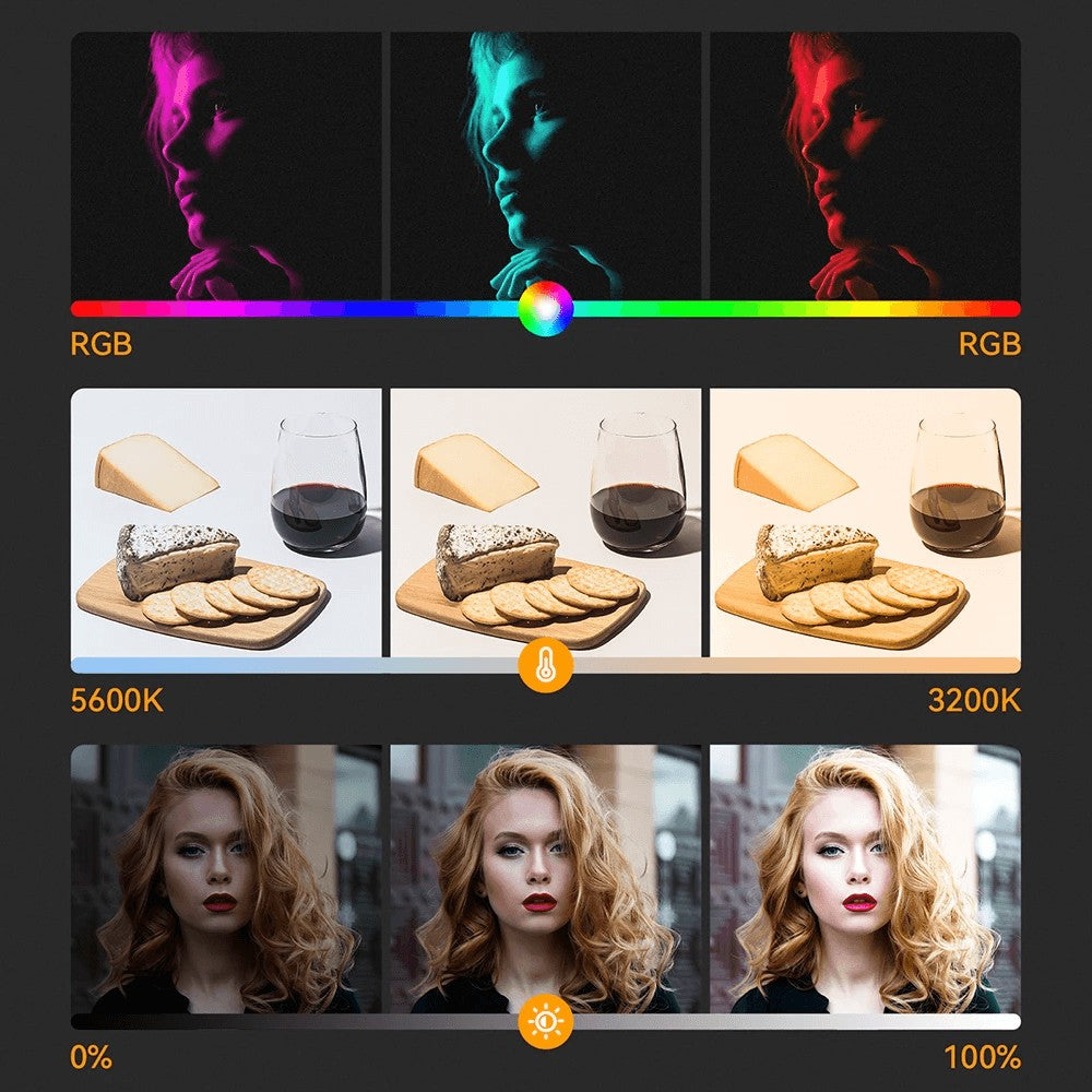 LED-U600+ RGB video light panel