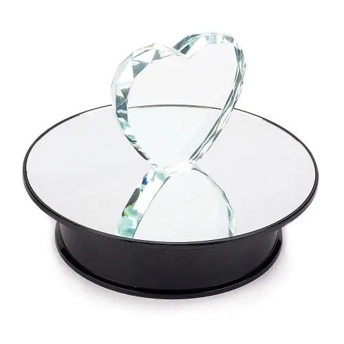 Mirror Motorized Rotating Turntable, 20 cm