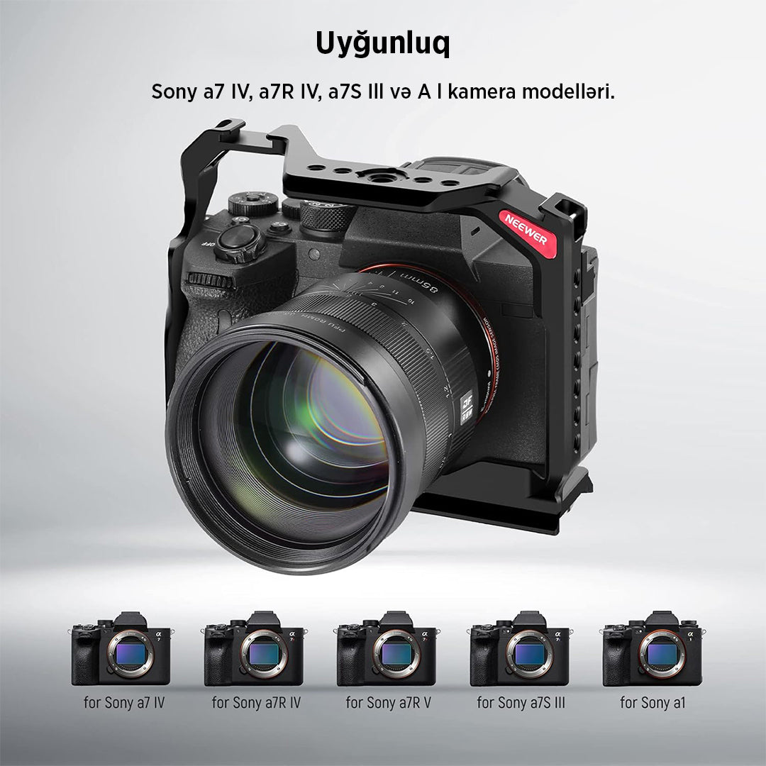 Neewer Sony A7RV / A7IV / A7RIV / A7SIII / A1 kamera qəfəsi