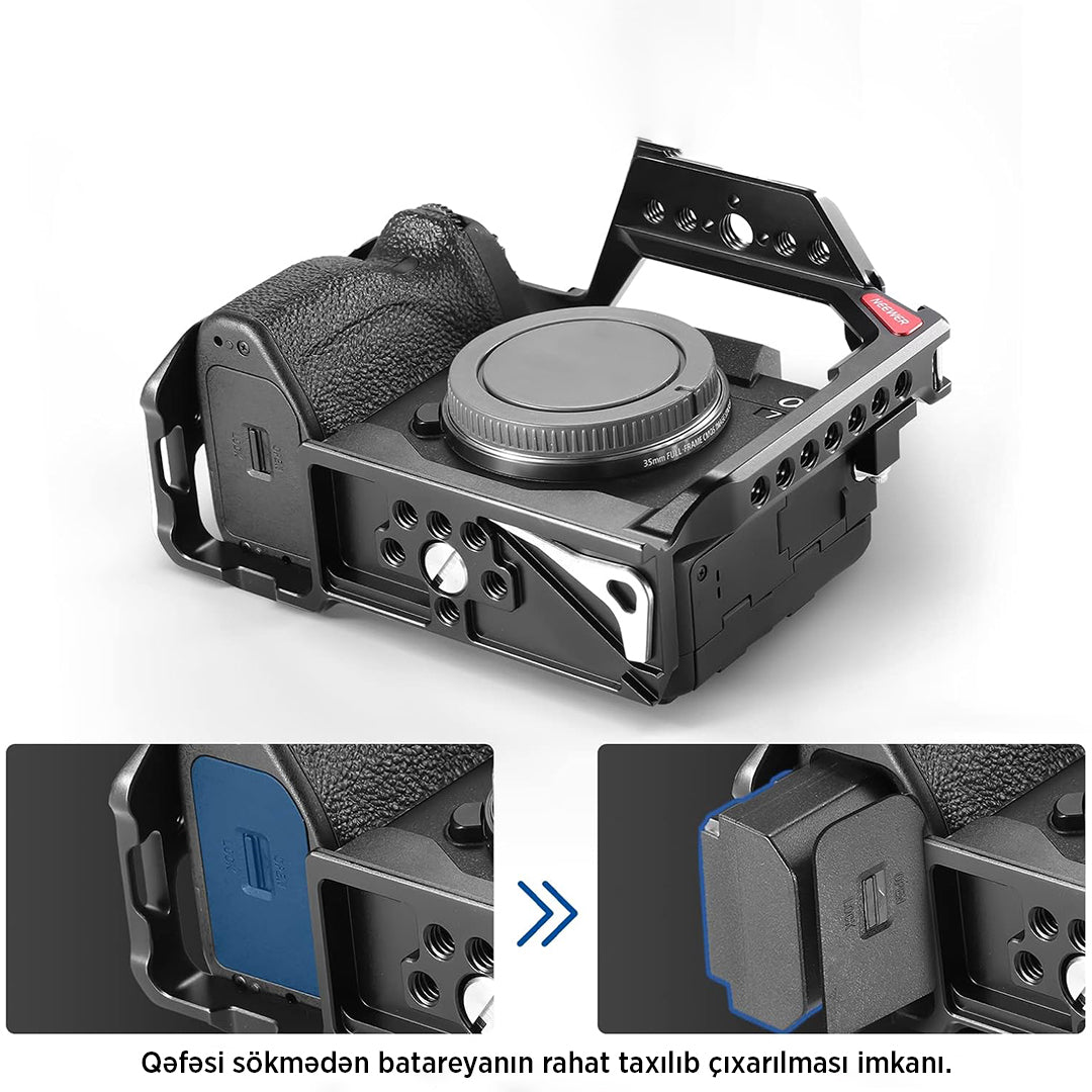 Neewer Sony A7RV / A7IV / A7RIV / A7SIII / A1 kamera qəfəsi