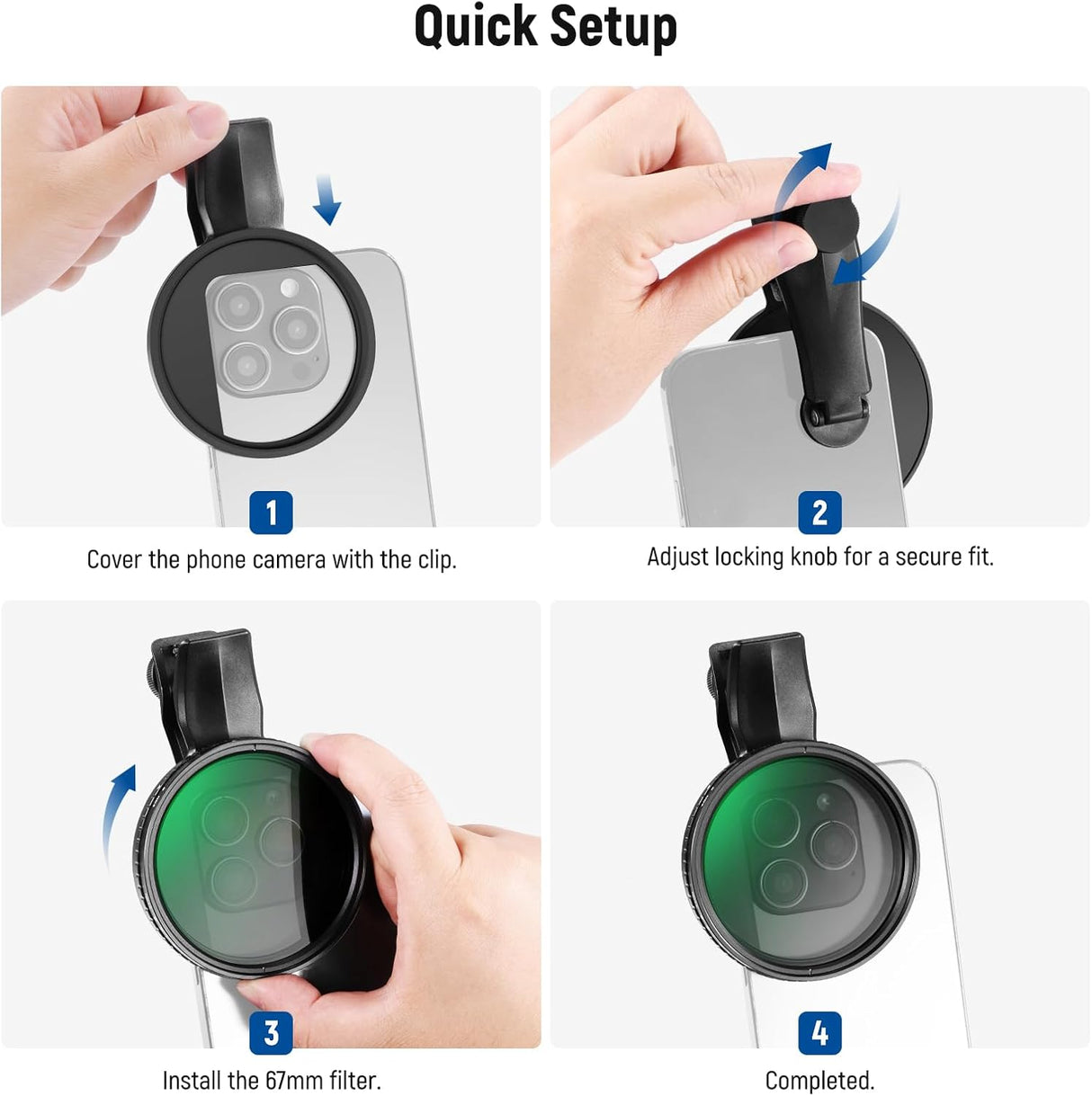 Iphone üçün NEEWER ND2-32 filter