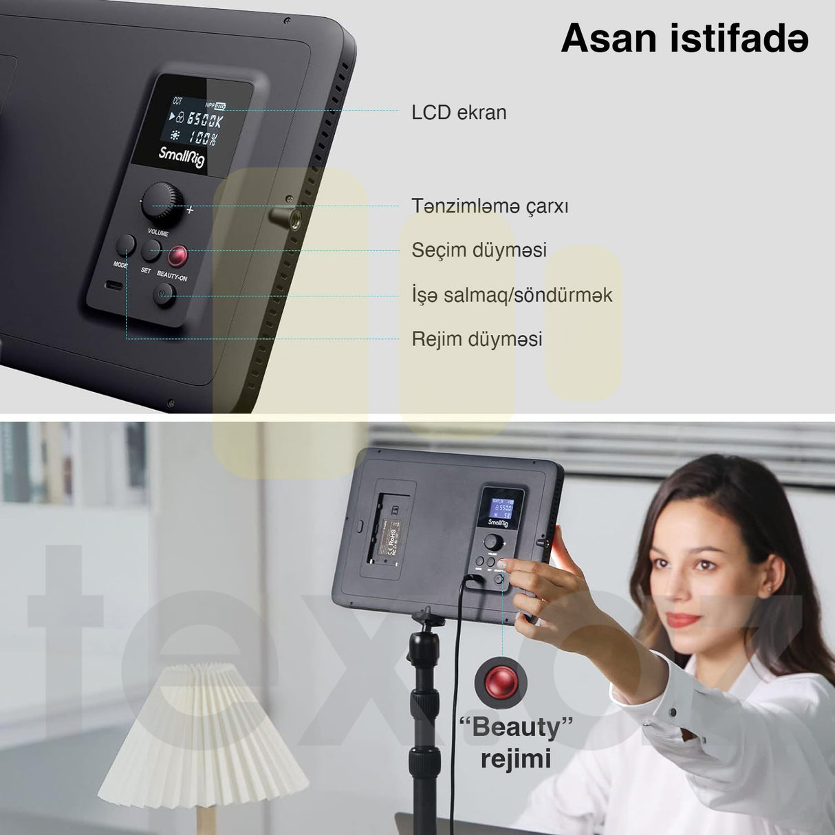 SmallRig P200 Beauty Panel Video Light