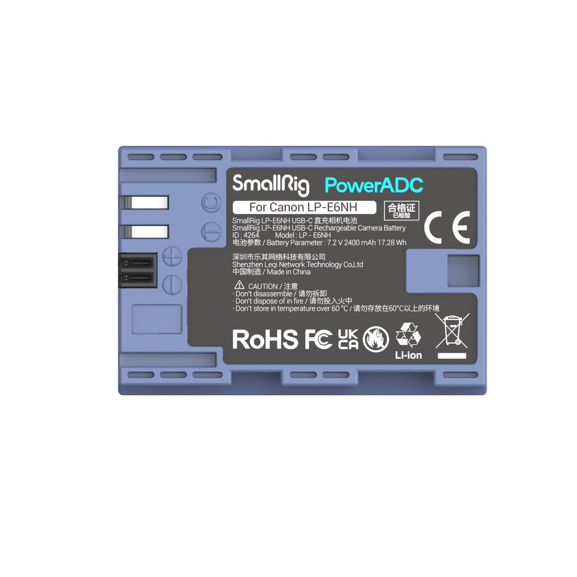 Smallrig LP-E6 USB-C Rechargeable Camera Battery