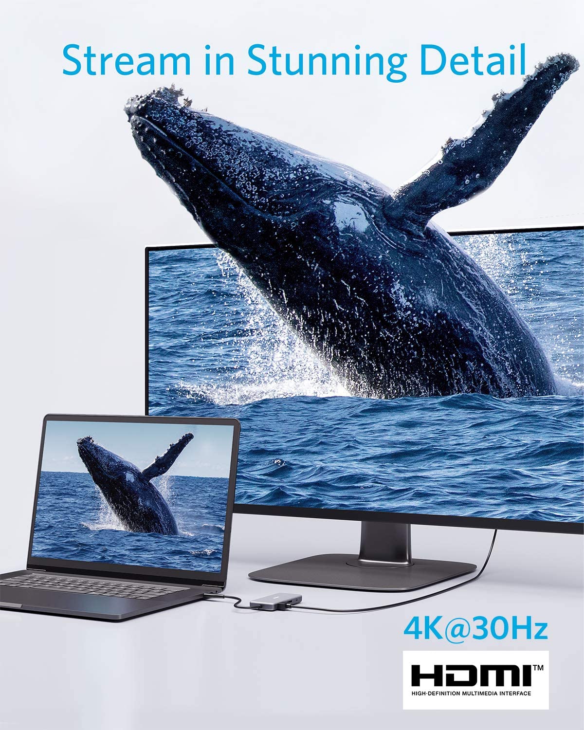 Anker 341 USB Hub (Type C, 7port, 5Gbps)