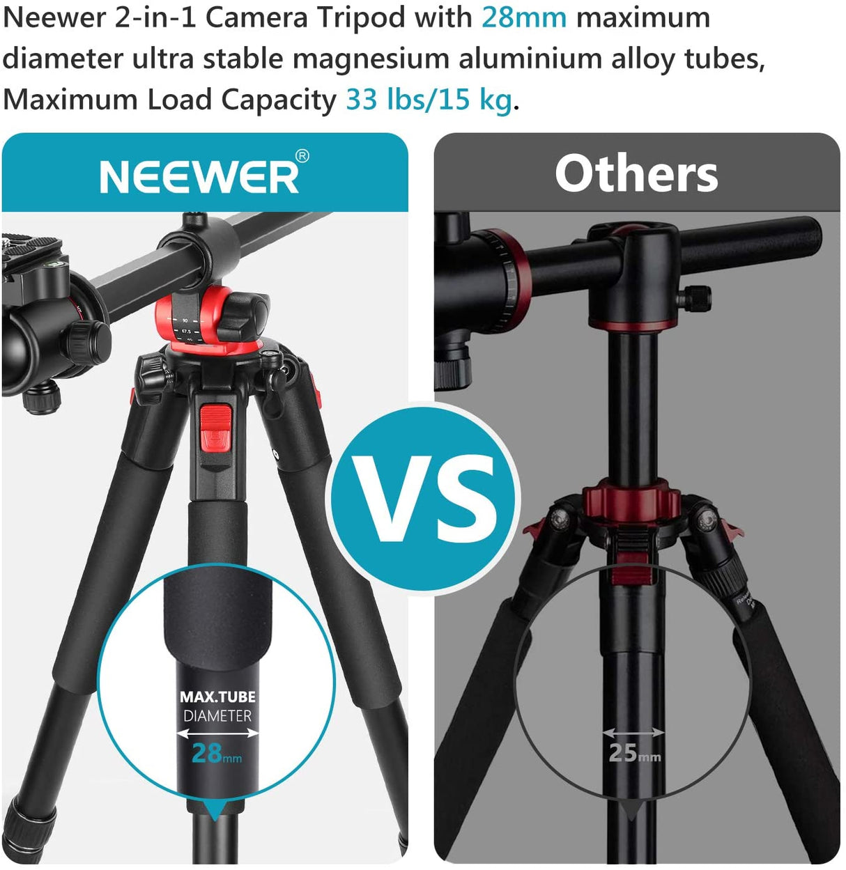 Neewer NT72 Pro ştativ + Monopod