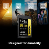 Lexar Professional SDXC 300mb/s 2000X UHS-II U3 V90