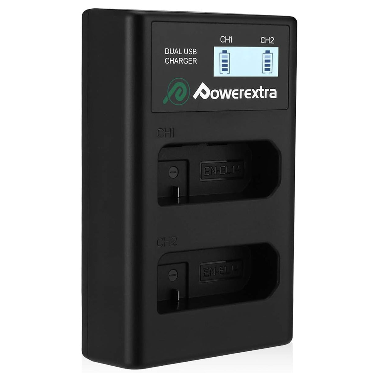 Powerextra EN-EL14 dual charger