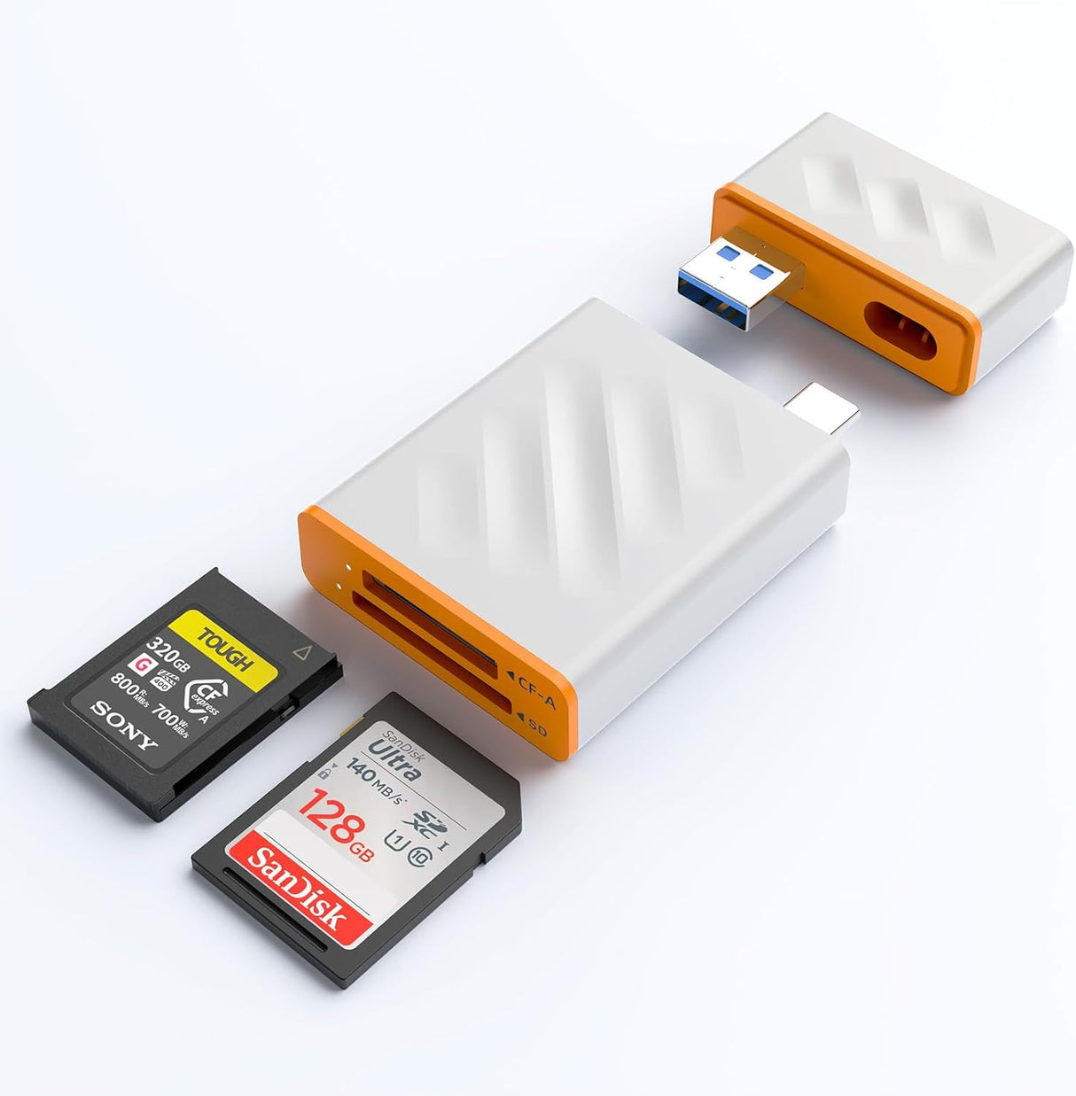 Rocketek CFexpress tip A və SD kart oxuyucu