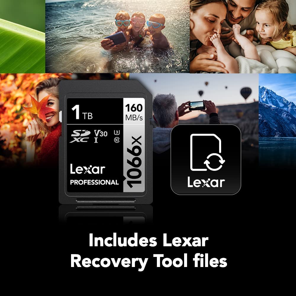 Lexar Professional SD 160mb/s 1066X UHS-I U3 V30