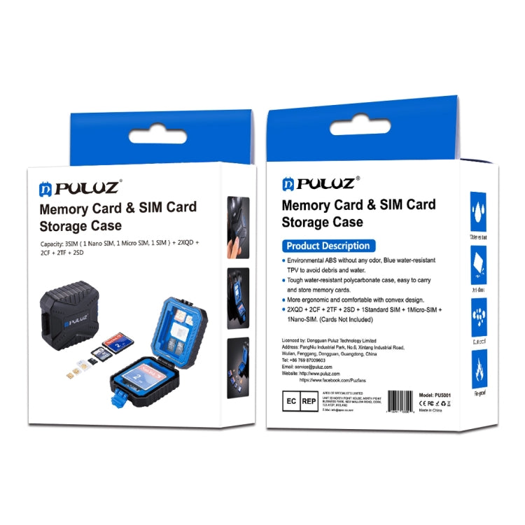 Puluz PU5001 hard plastic memory card case