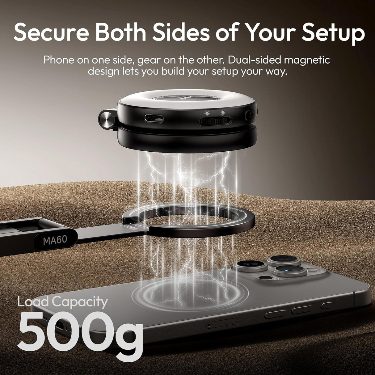 Ulanzi MA60 magsafe tripod - telefon tutacağı