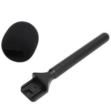 Wireless microphone handheld adapter with foam windscreen