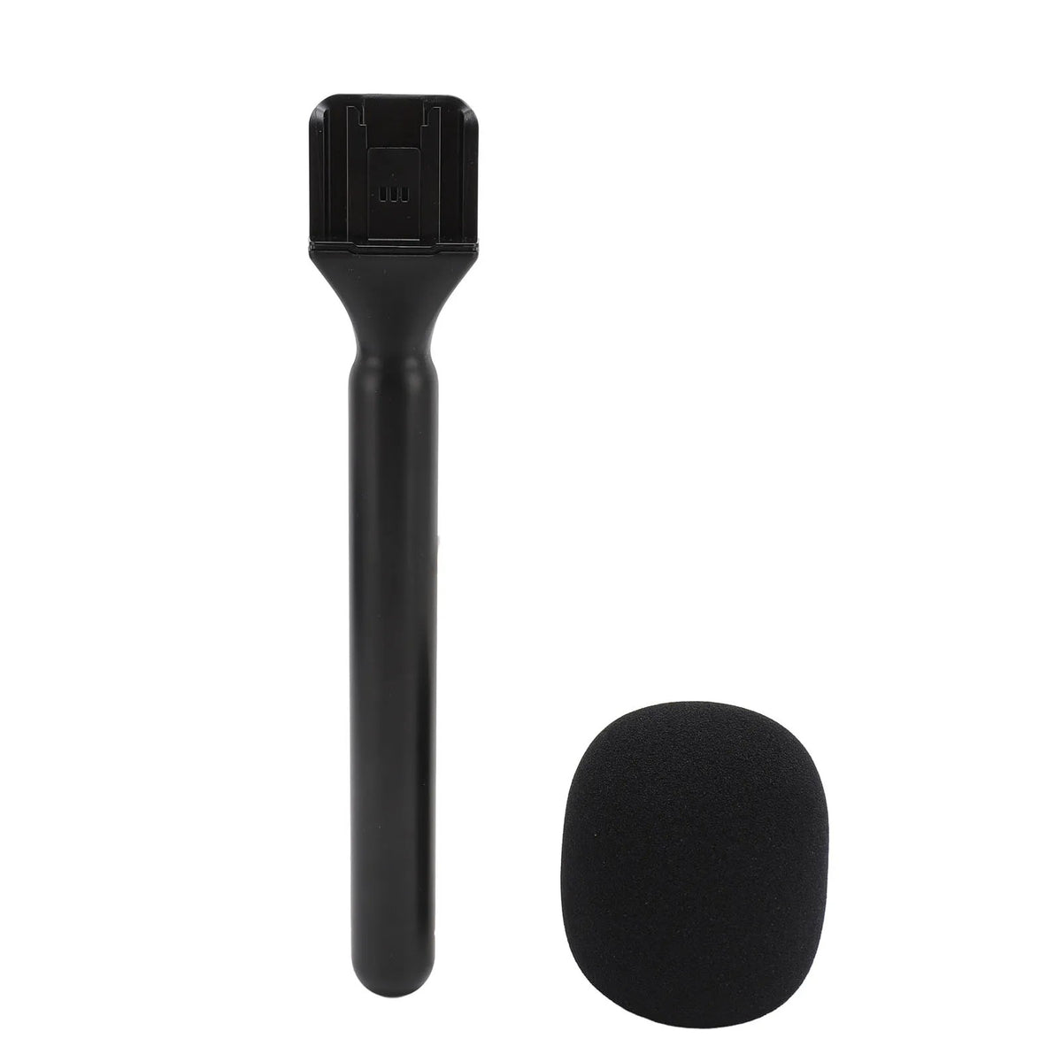 Wireless microphone handheld adapter with foam windscreen