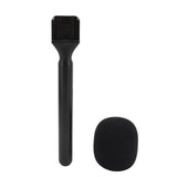 Wireless microphone handheld adapter with foam windscreen