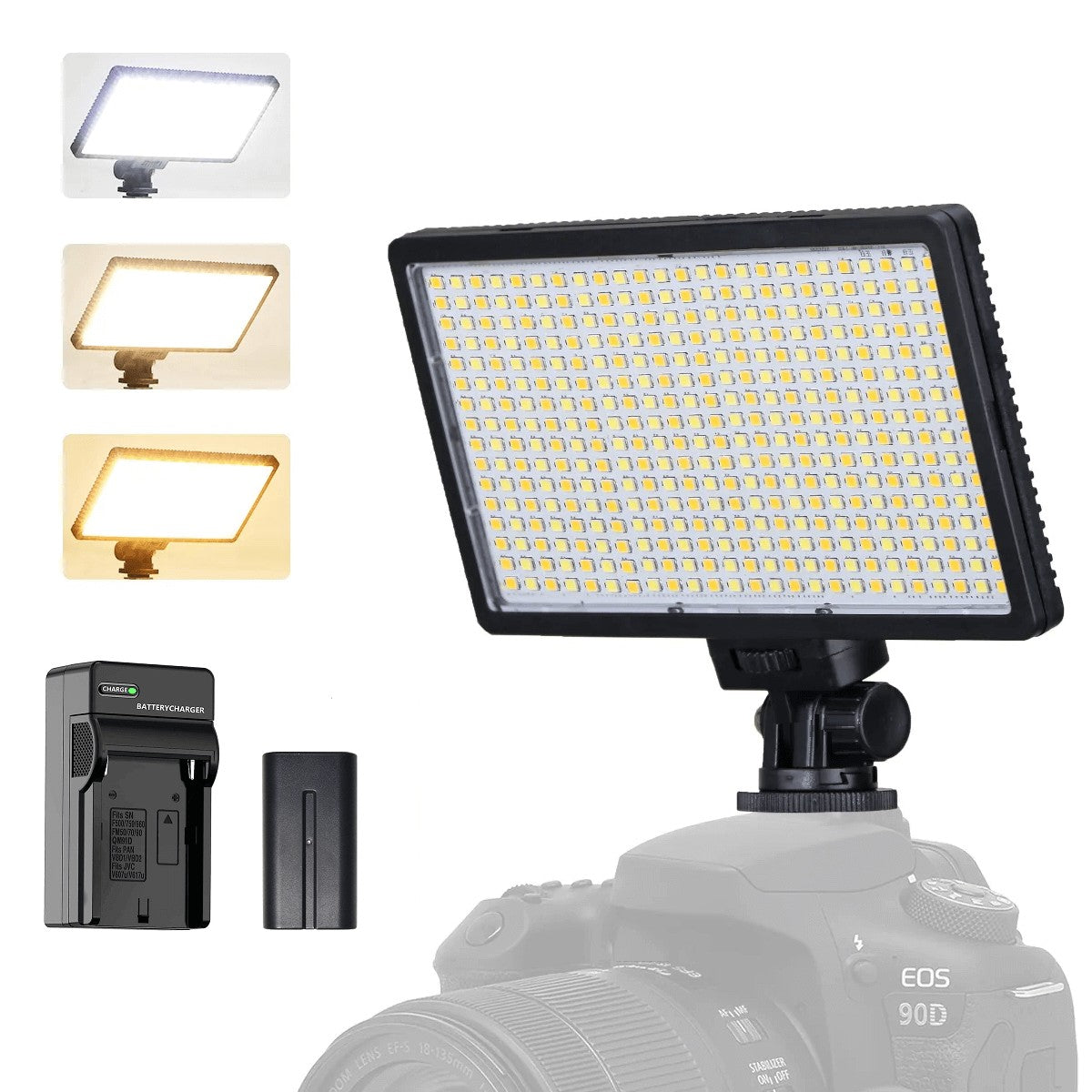 LED-416 Bi-Color Mini LED Video Light Panel