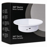 Mirror Motorized Rotating Turntable, 20 cm