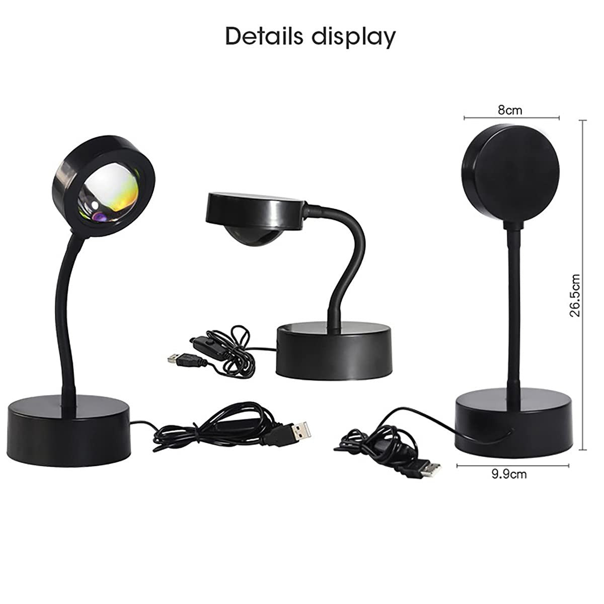 Sunset Projection Lamp, USB Powered