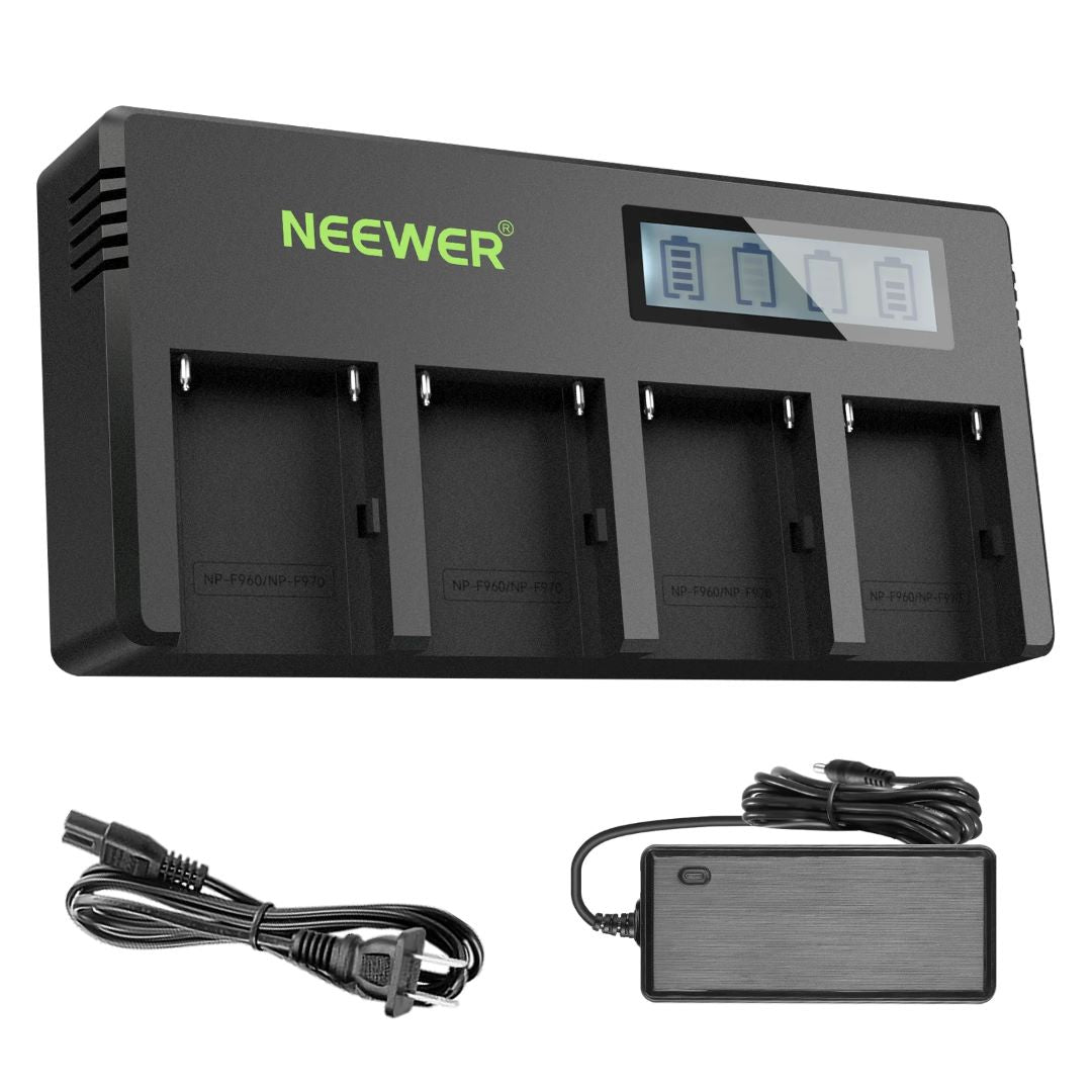 NEEWER 4 channel NP-F charger