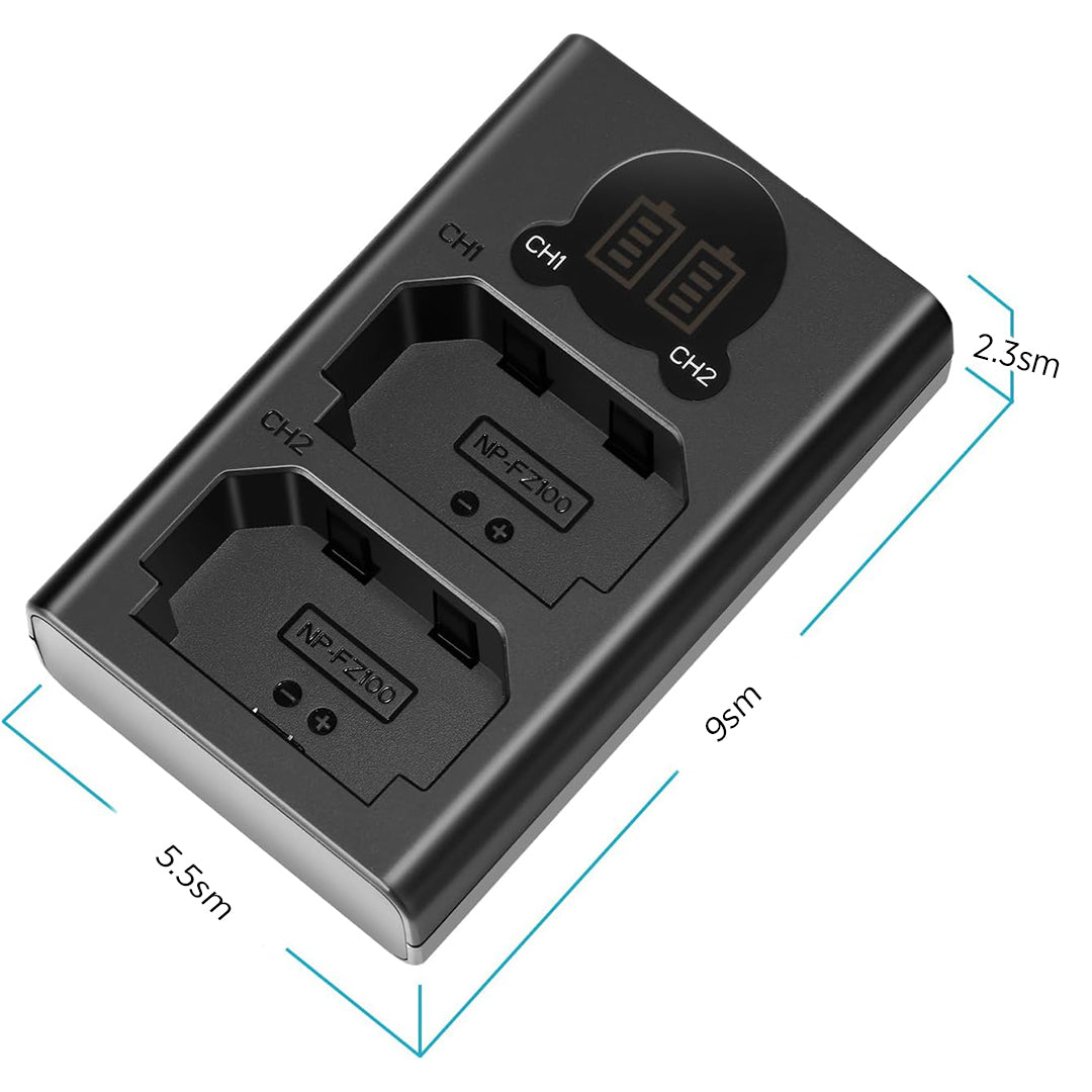 Neewer NP-FZ100 dual charger