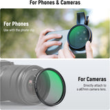 Iphone üçün NEEWER CPL & Black Mist Diffusion 1/4 Filter