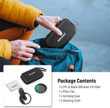 Iphone üçün NEEWER CPL & Black Mist Diffusion 1/4 Filter