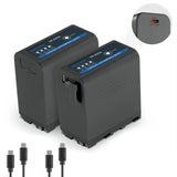 NEEWER NP-F970 7800mAh USB-C batareya (2 ədəd)