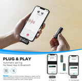 BOYA BY-WM3T2-D2 Iphone üçün ikili naqilsiz yaxa mikrofonu