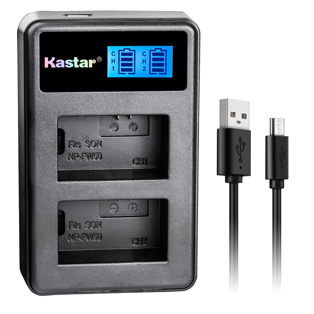 Kastar NP-FW50 dual charger